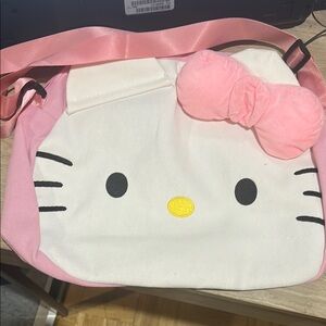 Hello Kitty Pink and White Bow Accent Bag